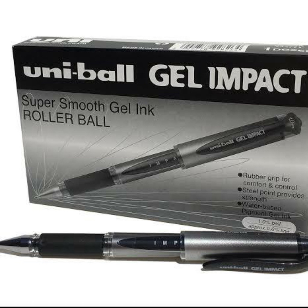 

Pulpen Uni-ball Gel Impact UM153S Roller ball 1.0 (1pc) Original