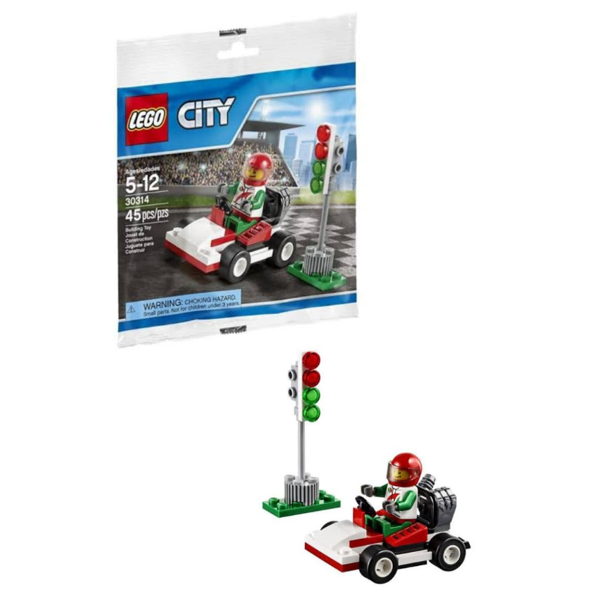 Lego City 30314 Go Kart Racer Bricks Balok Mainan Anak Koleksi Lego Mobil Go Kart