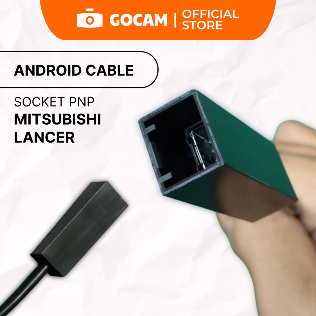 GOCAM Soket Plug n Play Head Unit Android Cable Mitsubshi LANCER X With USB