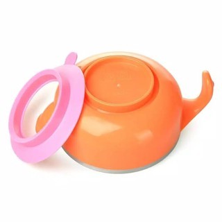 KIDSME STAINLESS WARMING SUCTION bowl / kidsme bowl stainless warming suction / sunctin stainless / 