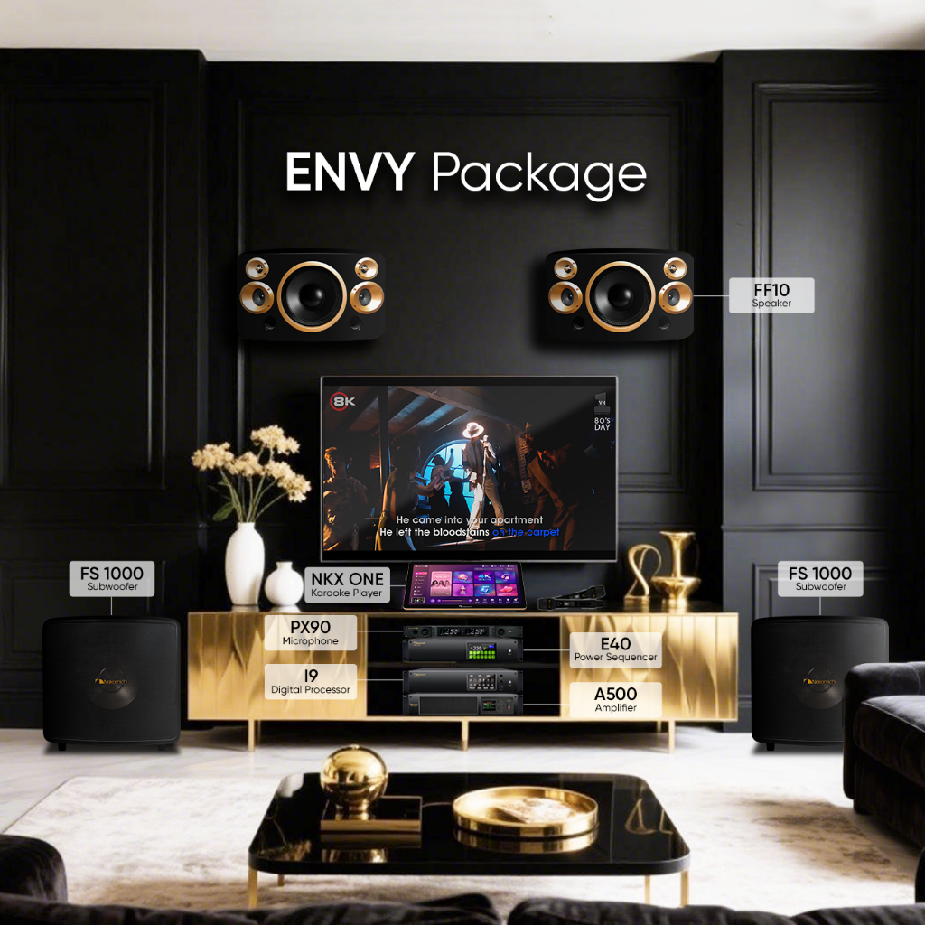 Nakamichi Paket Exlusive Home Karaoke ENVY Set