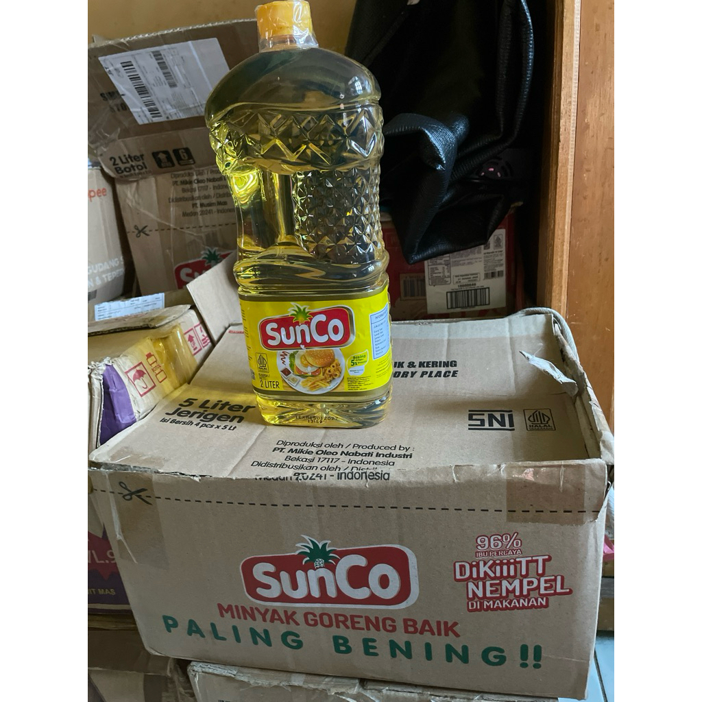 

PROMO! Sunco 1 Dus Isi 6 Pouch Sunco Minyak Goreng Cooking Oil Refill 2 Liter