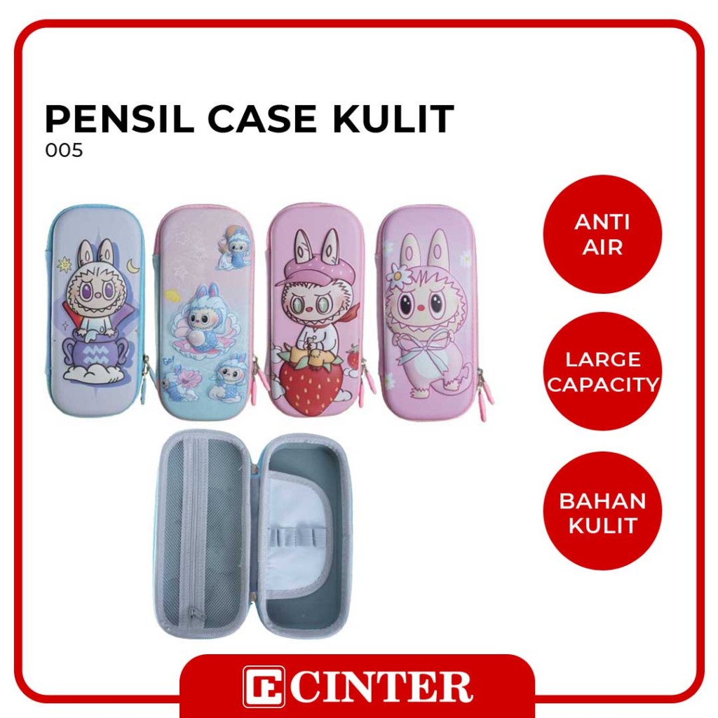 

KOTAK PENSIL / TEMPAT PENSIL / PENCIL CASE HARDCASE 005 LABUBU SLETING GAMBAR TIMBUL