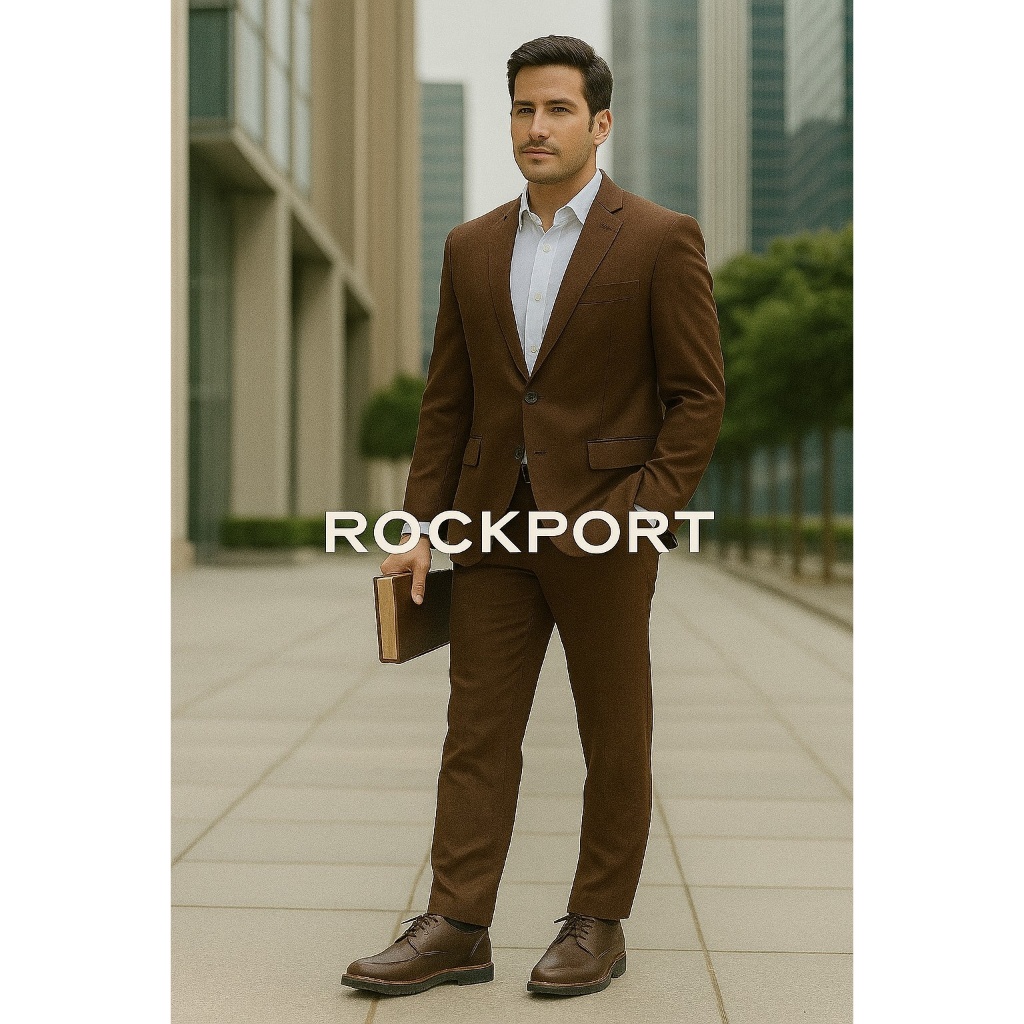 Sepatu second original Boots Rockport Coklat