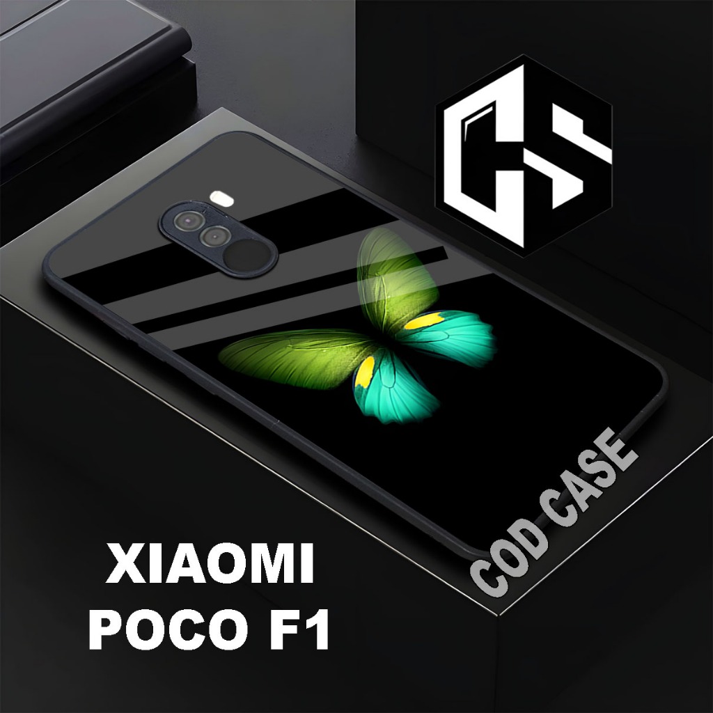 (COD 101)Softcase Glossy POCO F1/case poco f1 glitter/casing poco f1 glitter/case poco f1