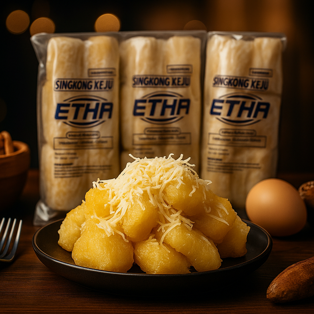 

Singkong Keju ETHA frozen / Singkong Keju Frozen / Singkong Mentega