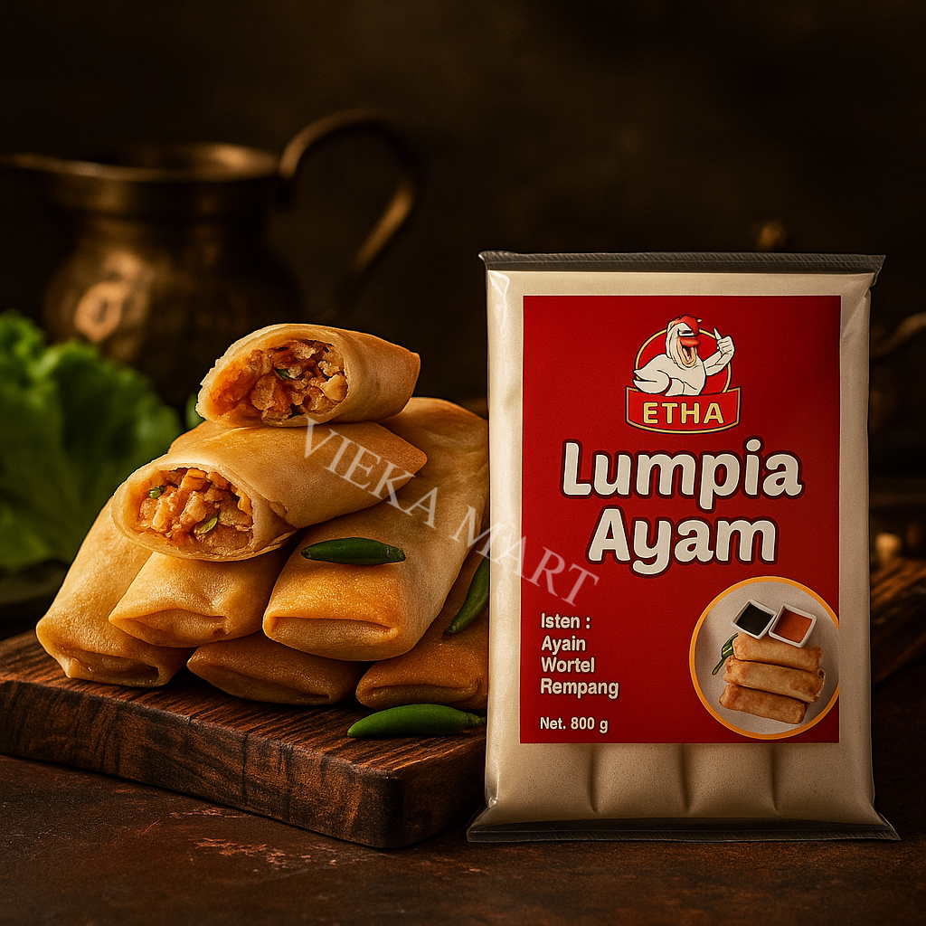 

Etha Lumpia Ayam Sayur isi 10 pcs / Lumpia / Lumpia Ayam Enak