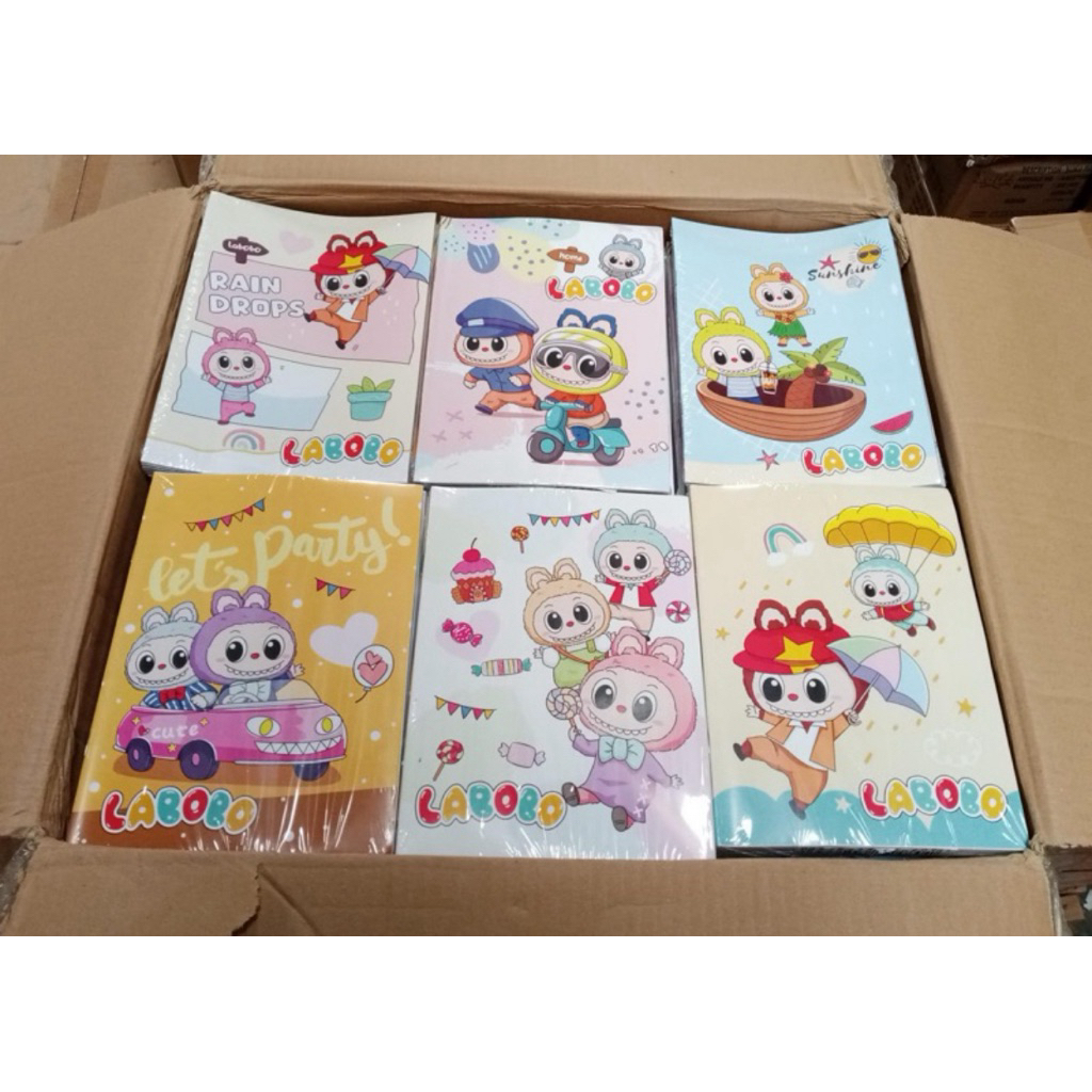 

BUKU TULIS YOU LABUBU ISI 50 LEMBAR / PACK (ISI 10 BUKU)