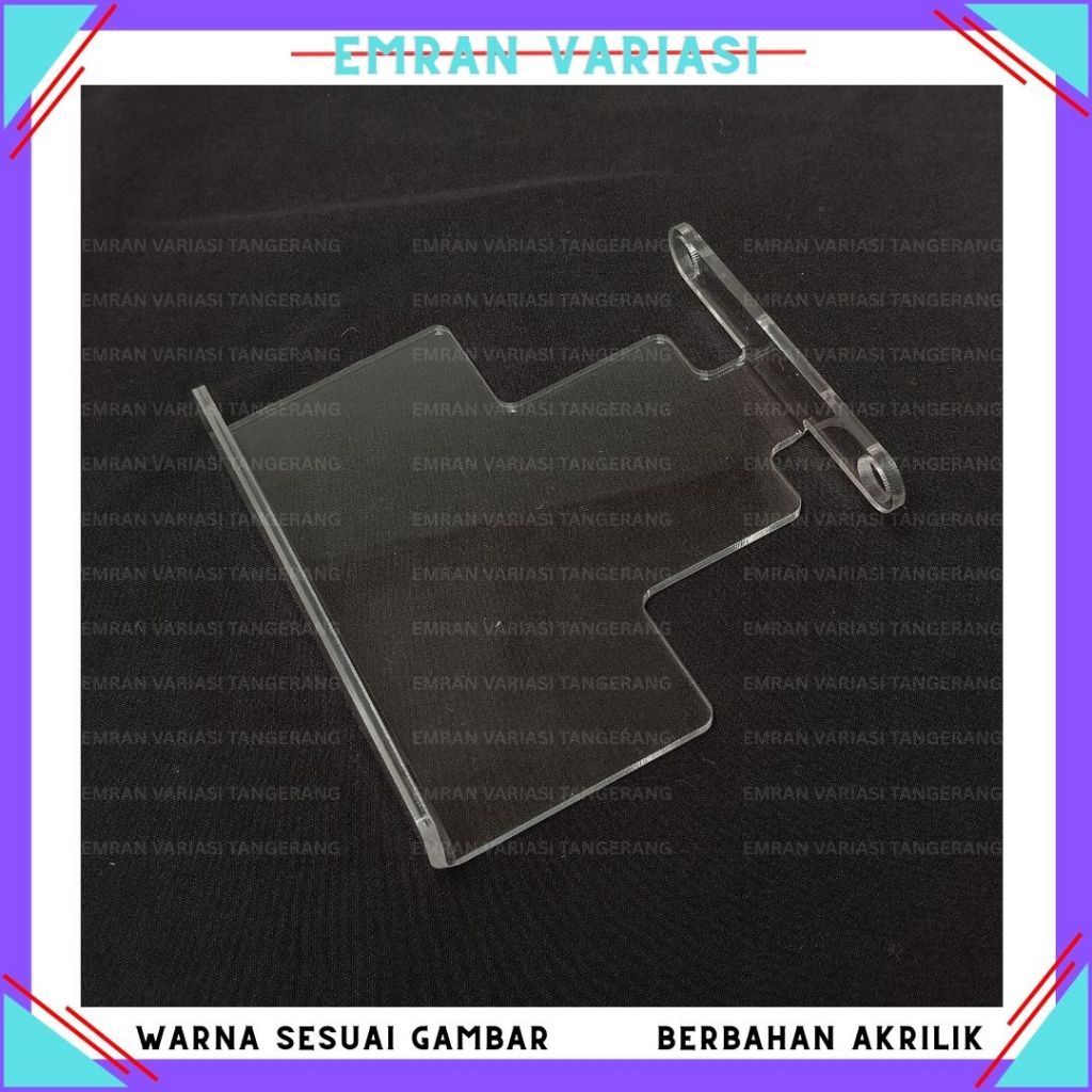 COVER PELINDUNG ACCU AKI MIO SPORTY 2003 - 2011 TUTUP AKI MIKA AKRILIK TRANSPARAN MOTOR MIO SPORTY P