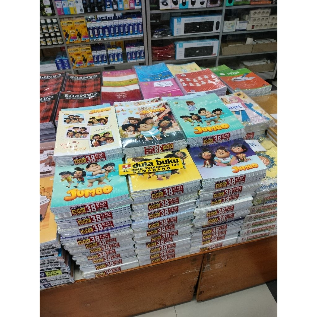 

Buku Tulis Bergaris Kiky Isi 38 Lembar (1 Pack) Motif Terbaru