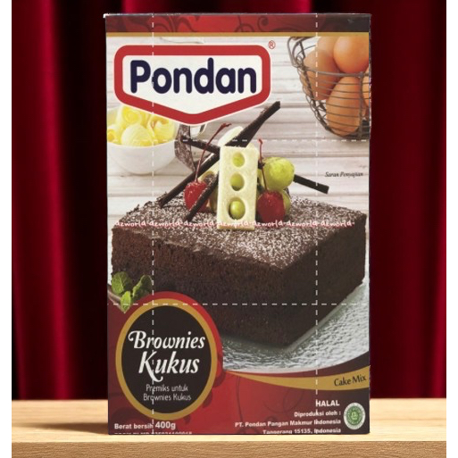 

Pondan 400gr Brownies Kukus Cookies 400 gram Cake Mix Tepung Instan Premiks Siap Pakai Membuat Kue Bronis Ulang Tahun Ultah