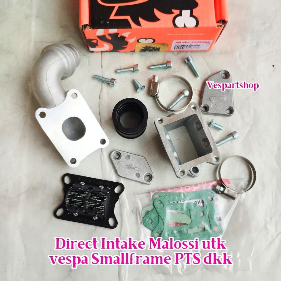 Direct Intake Malossi utk vespa Smallframe PTS dkk plus membran