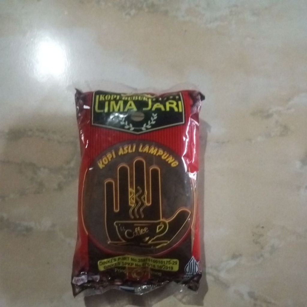 

kopi bubuk/kopi lampung/kopi bubuk lampung lima jari