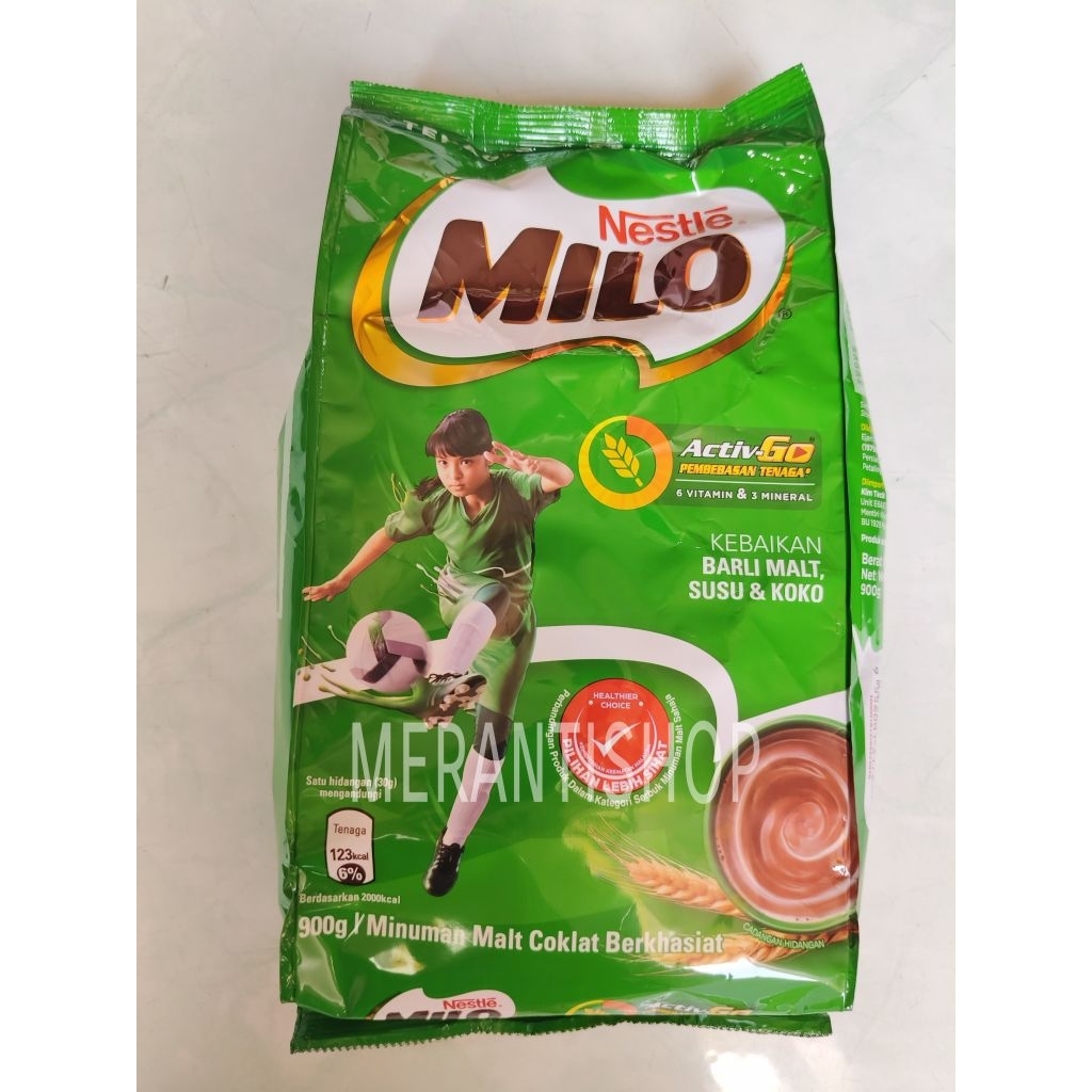 

MILO ACTIV-GO BUBUK 900gram MALAYSIA / MILO ACTIV GO BUBUK 0.9kg