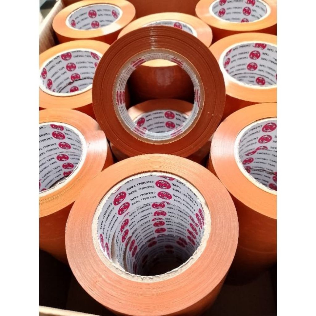 

Lakban coklat 200 yard