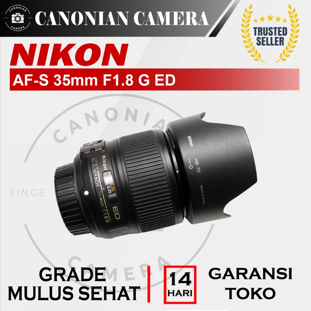 Lensa Nikon AF-S 35mm F1.8 G ED
