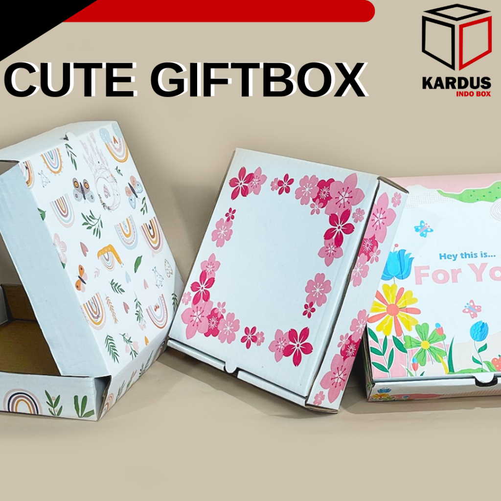 

BOX HAMPER SERBAGUNA/KOTAK KADO/GIFTBOX/CUTE BOX/BOX BAJU/BOX HIJAB PRINTING BOX