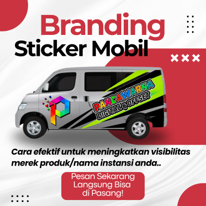 Jasa Cetak & Pasang Sticker Car Branding | Sticker Mobil Custom