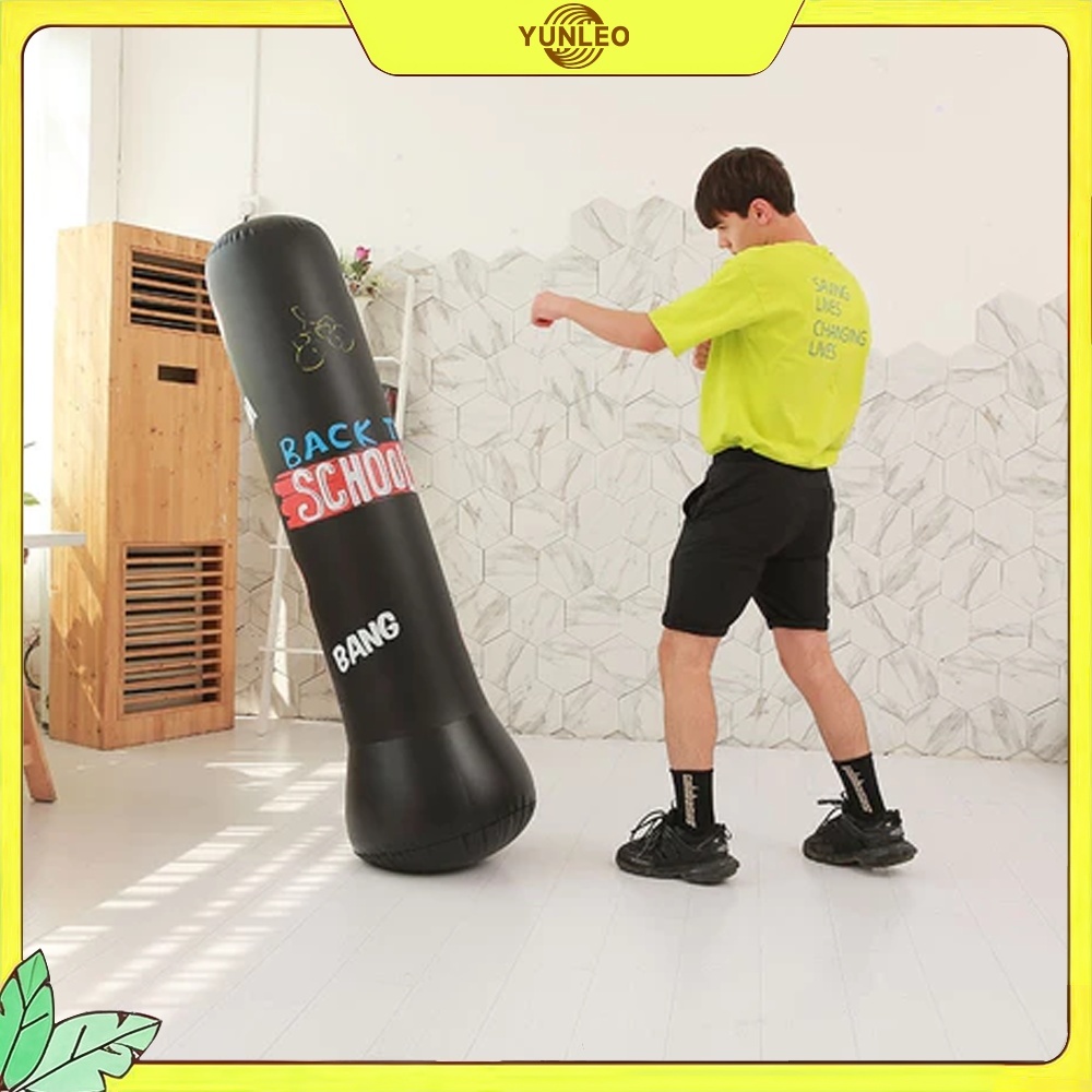 YUNLEO 120cm Tinju Berdiri Samsak Tinju Anak Tiup Anak Samsak tinju anak samsak tinju anak samsak an