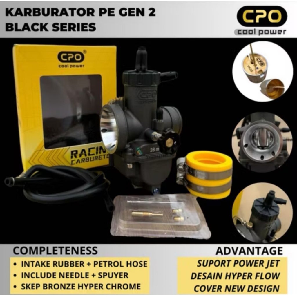 CPO COOL POWER ORIGINAL KARBU RACING PE 24/26/28/30