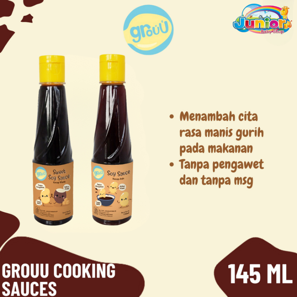

Grouu Cooking Sauces - Kecap MPASI Organik Non MSG