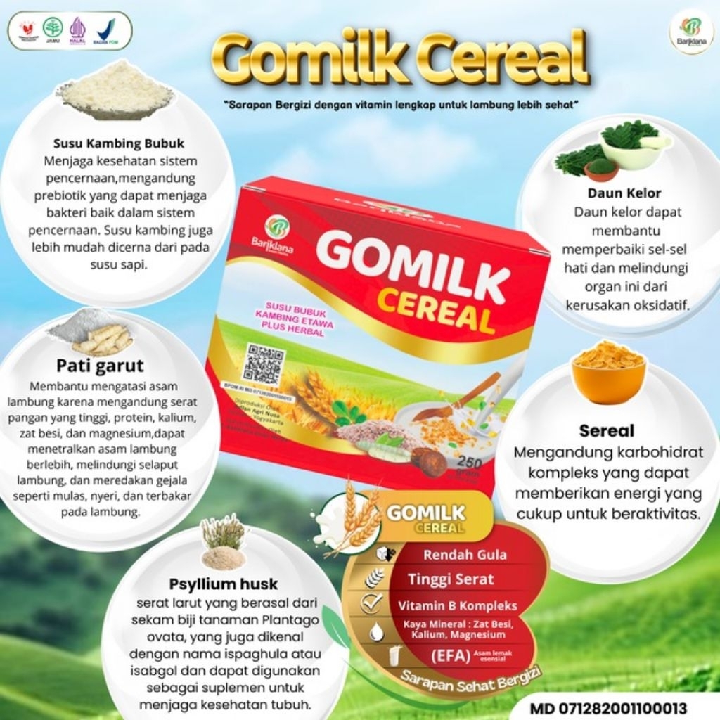 

GOMILK CEREAL BARIKLANA