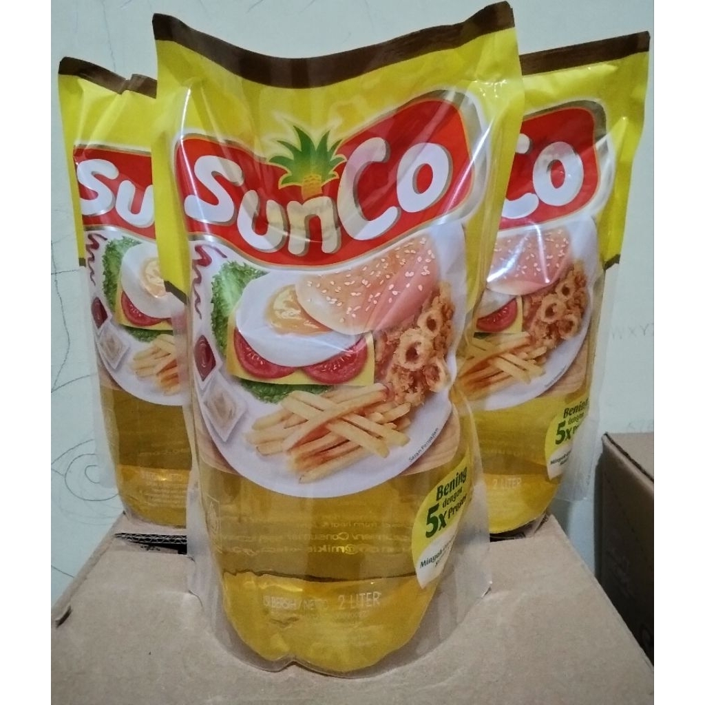 

SunCO minyak goreng Refill 2lt x 3