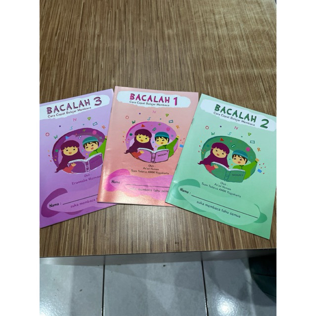 Buku BACALAH Jilid 1 2 3 ( AMM Yogyakarta ) Bacalah perjilid jilid 1 2 3 _ Cara Cepat Belajar Membac