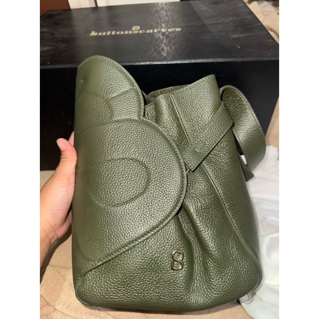 britney bag green buttonscarves