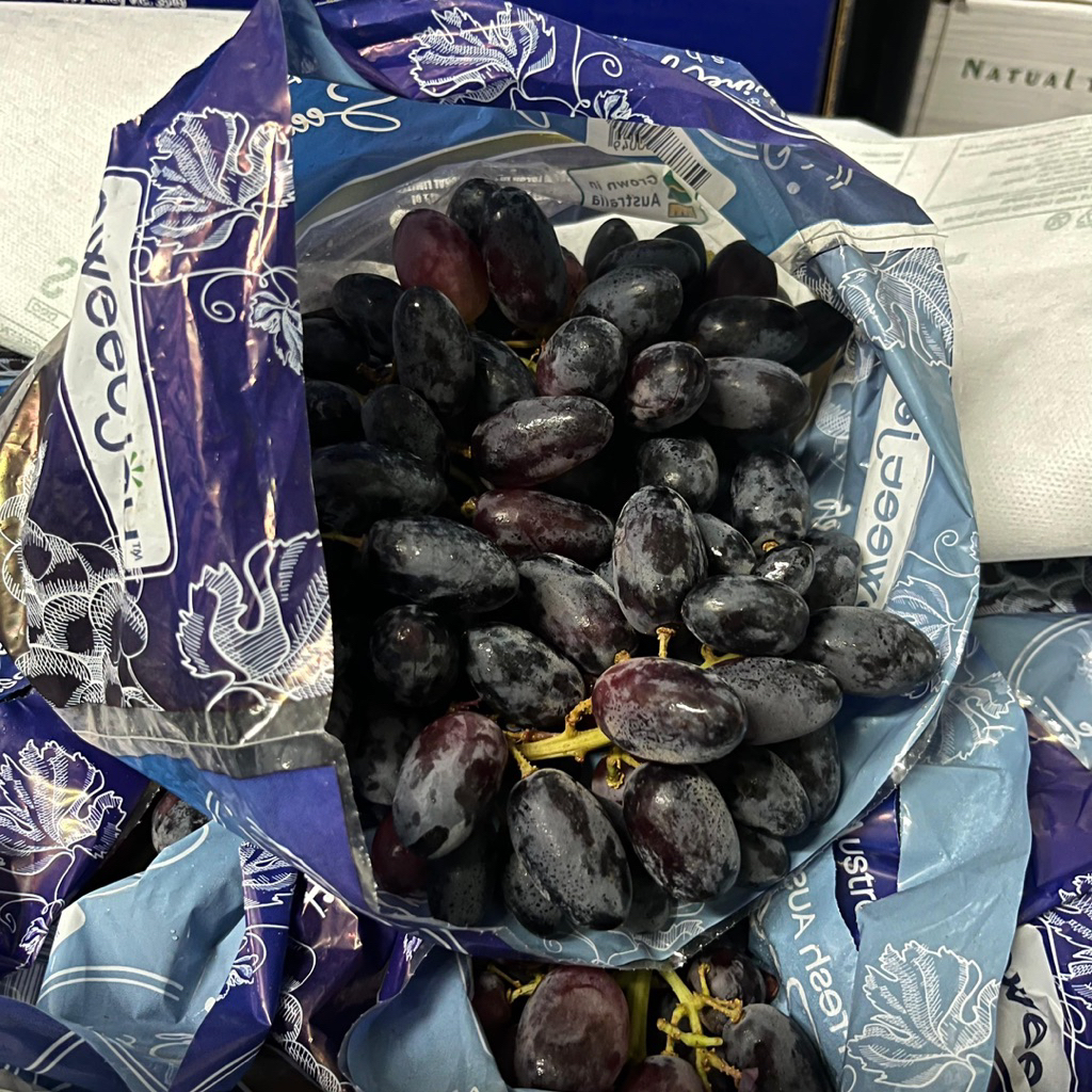 

ANGGUR HITAM AUSTRALIA SWEET JOY | Buah Anggur Grapes Fruit