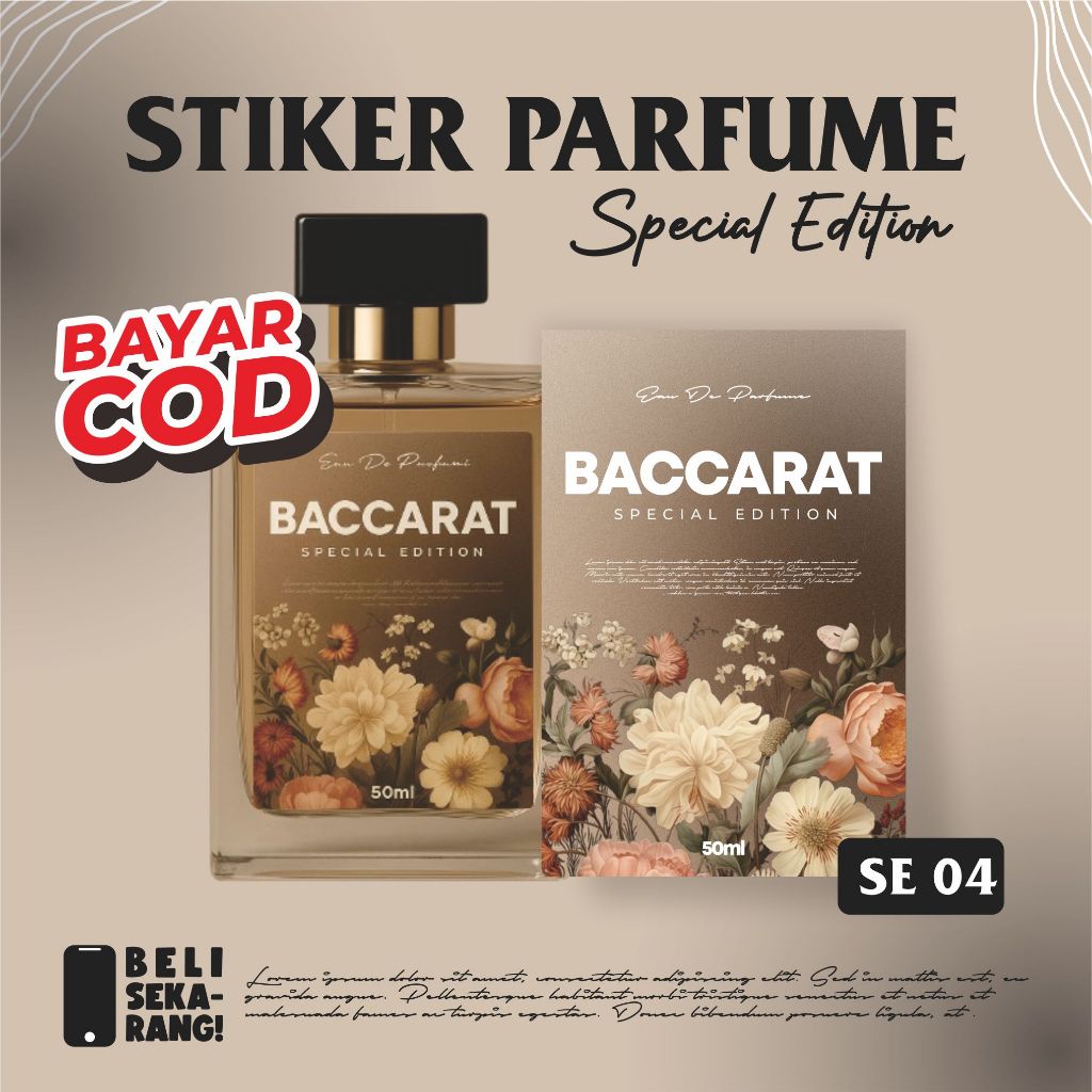 

STIKER PARFUME CUSTOME SPECIAL EDITION SE 4
