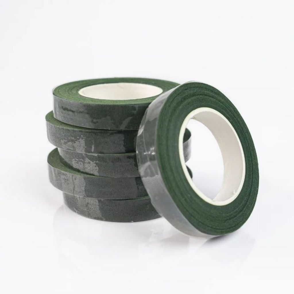 

(30 Yard) Flowertape - Floral Tape - Selotip Daun - Isolasi Batang Bunga - Green Tape