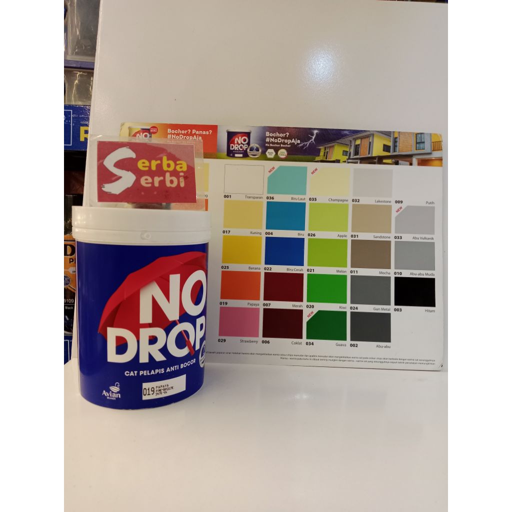 *1KG NODROP*Cat tembok dinding pelapis anti bocor waterproof