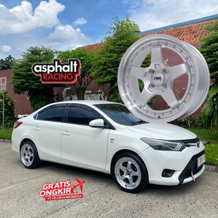 Velg Mobil Hsr Ring 17 Untuk Vios Jazz Yaris City Mobilio Hsr Bob R17 Pcd 4x100