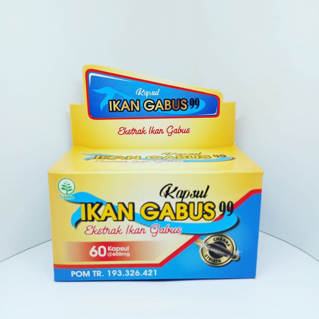 kapsul ikan gabus 99 isi 60 kapsul