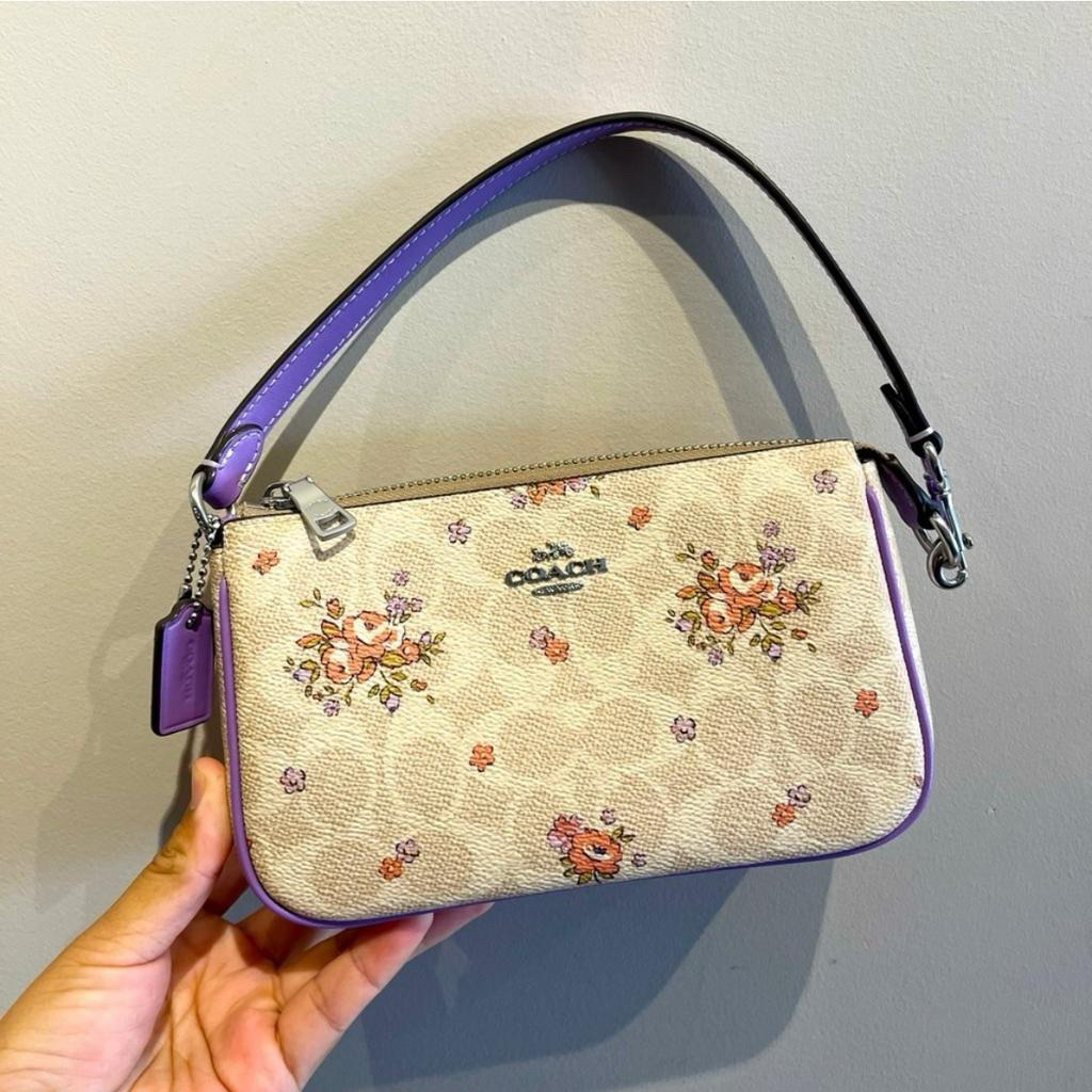 COC COACH CCH NOLITA 19 SHOULDER BAG IN SIGNATURE FLORAL SAND MULTI