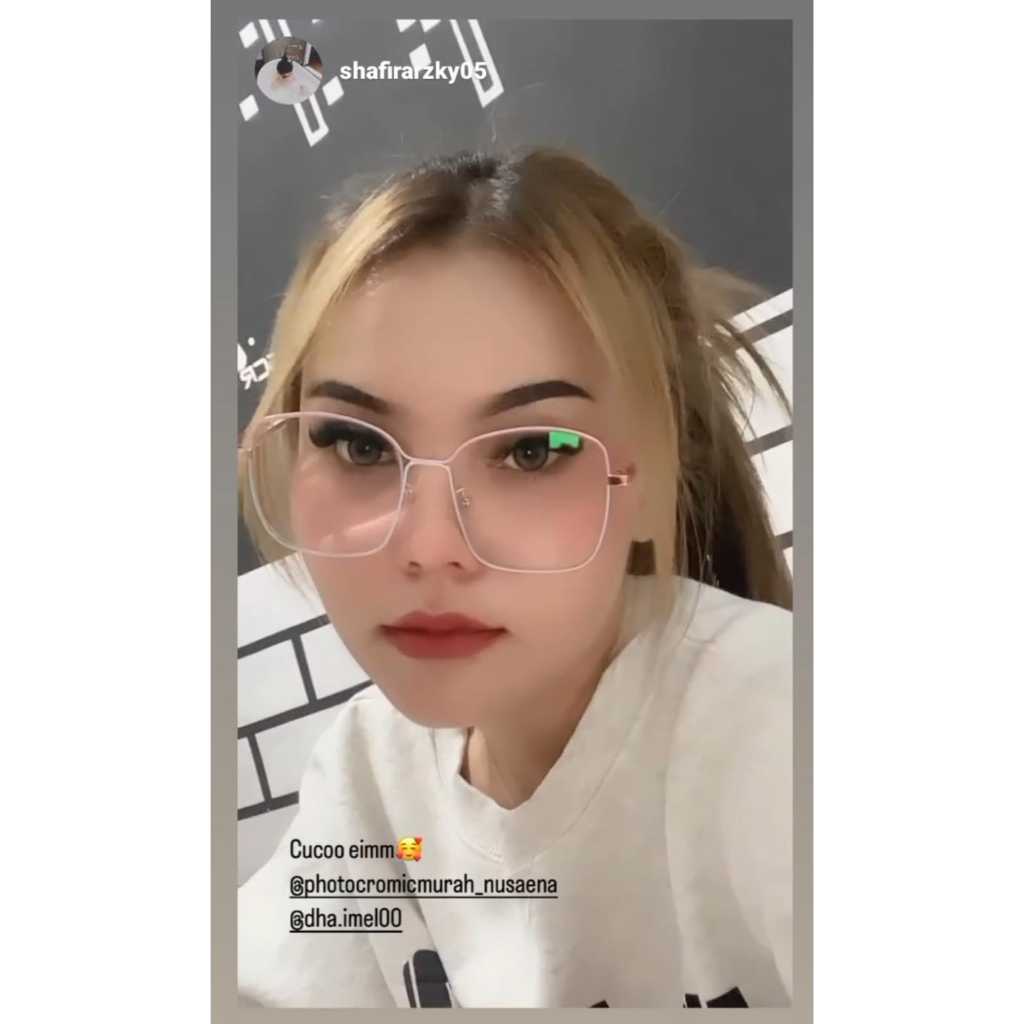 Kacamata photocromic 1578  , gratis lensa minus/silinder