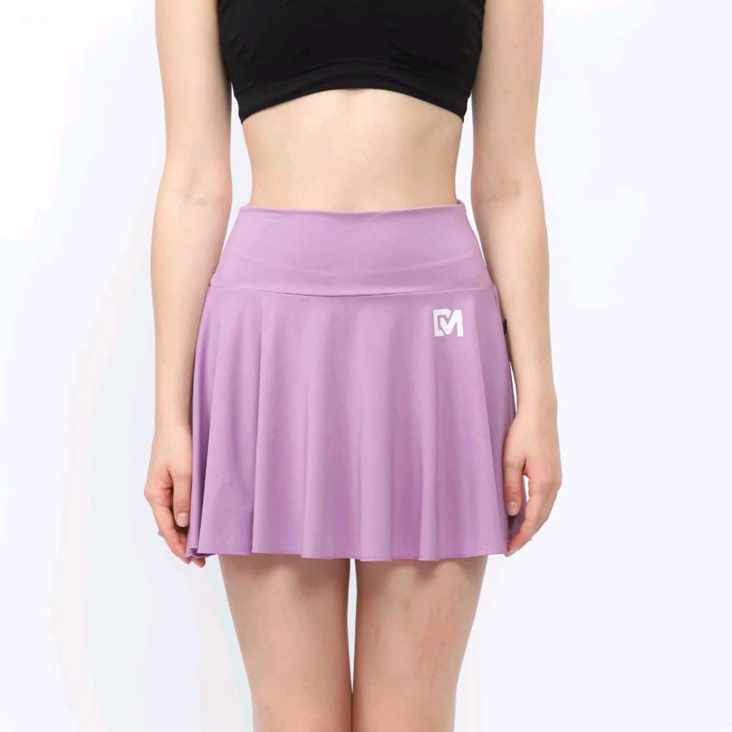 DMOVE Rok Olahraga Wanita Tanpa Dalaman Bahan Spandek Polyester Premium - Padel Running Senam Poundf