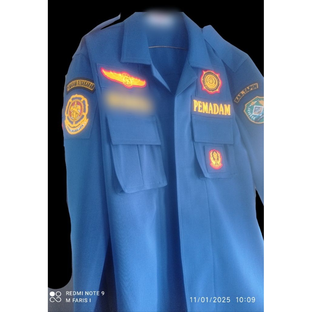 PDL DAMKAR 1 STEL BAHAN LUSTER KOTAK HALUS