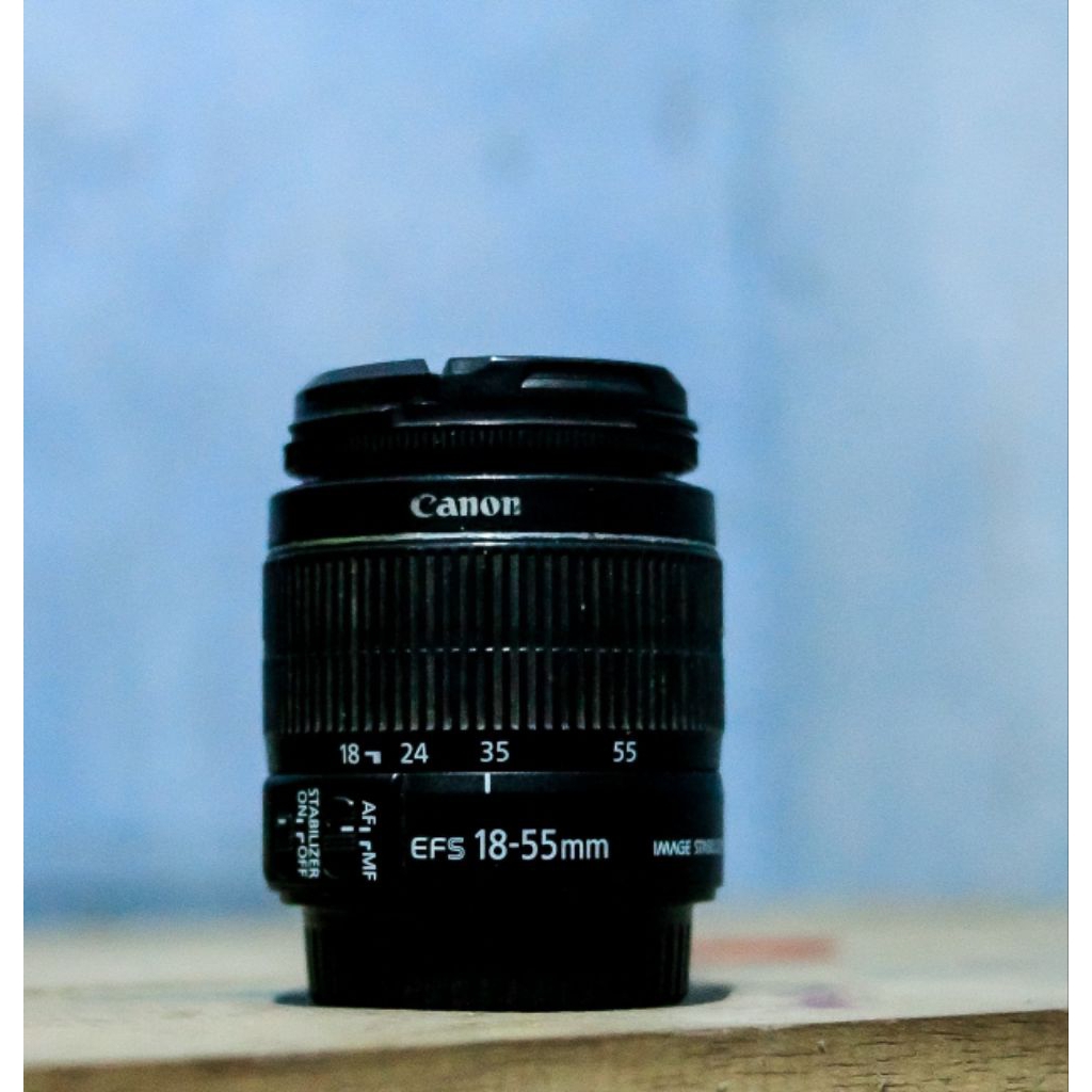 Lensa kamera canon 18 - 55mm second