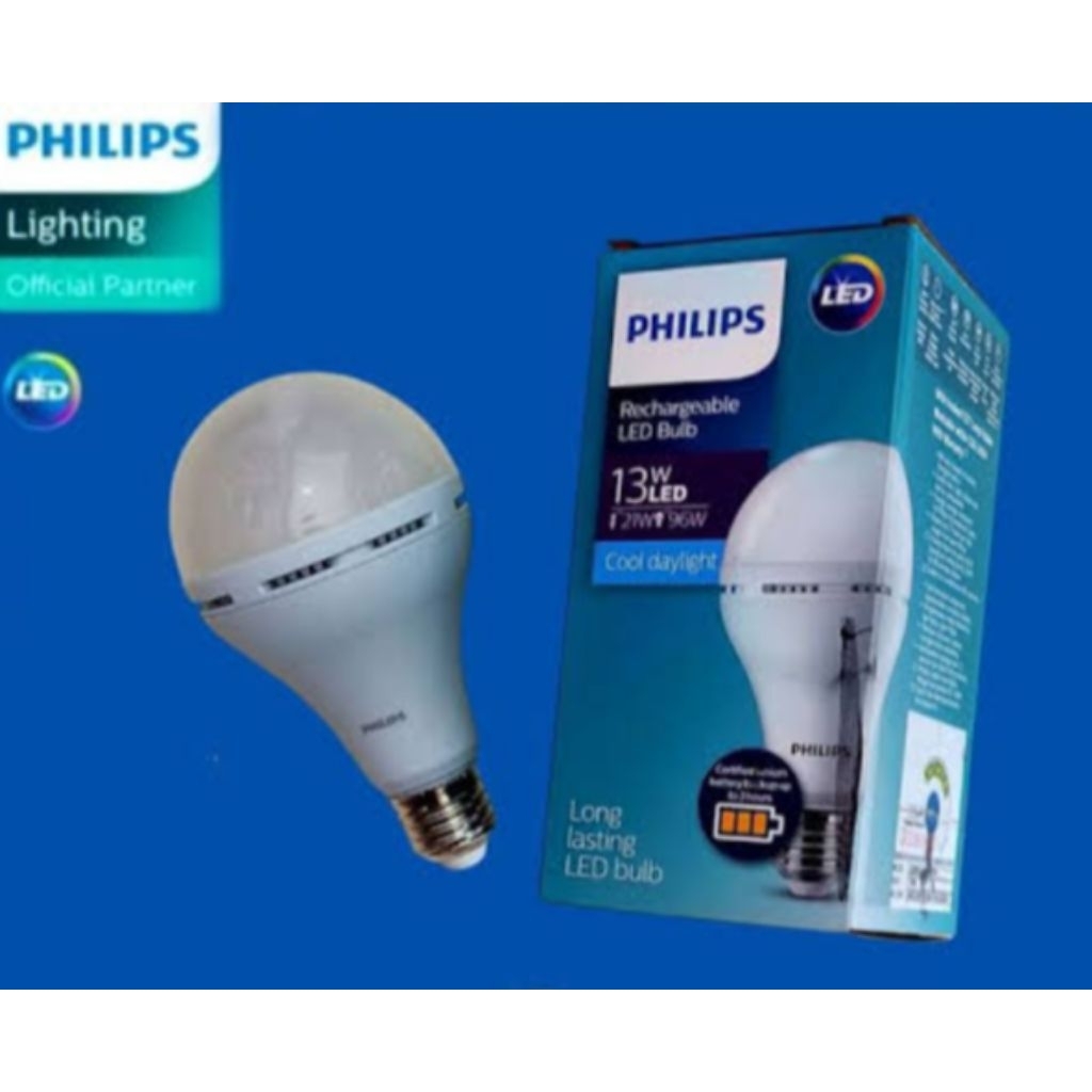 Philips Lampu Emergency 13 watt Led Emergency fiting gantung menyala otomatis