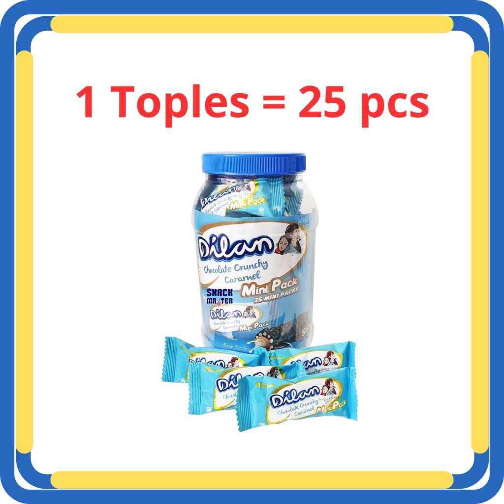 

Chocolate Dilan Mini Pack 1 Toples 25pcs