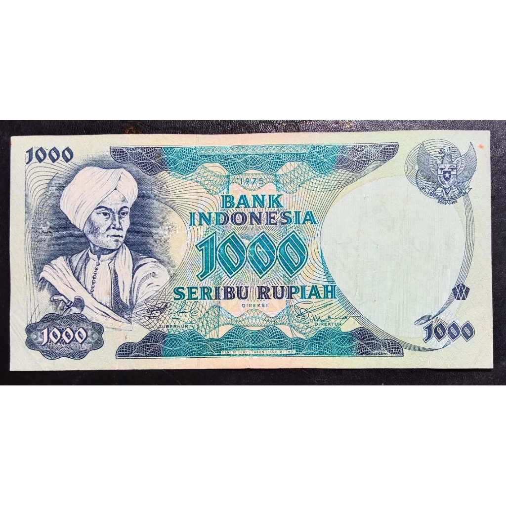 UANGKUNO 1000 RUPIAH DIPONEGORO THN 1975