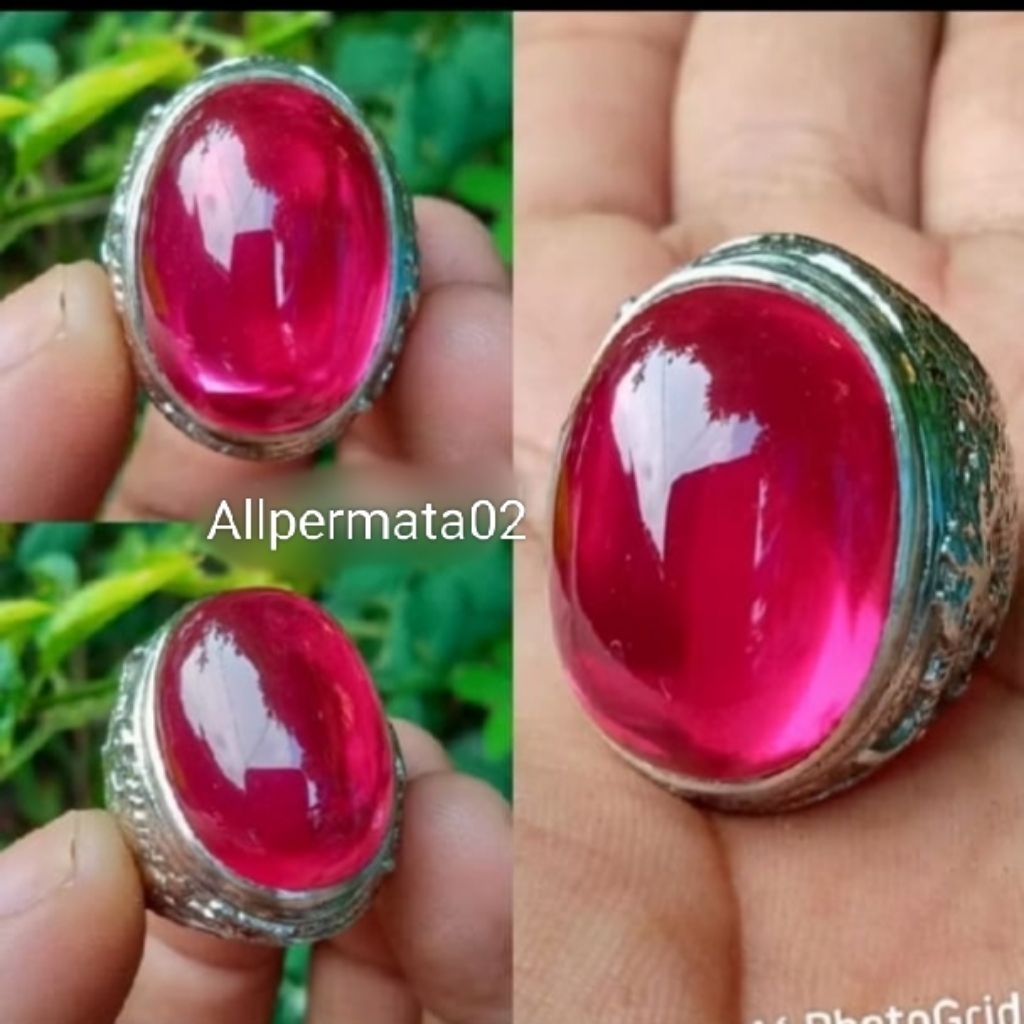 Batu Merah Siam Bangkok Natural top real Quality