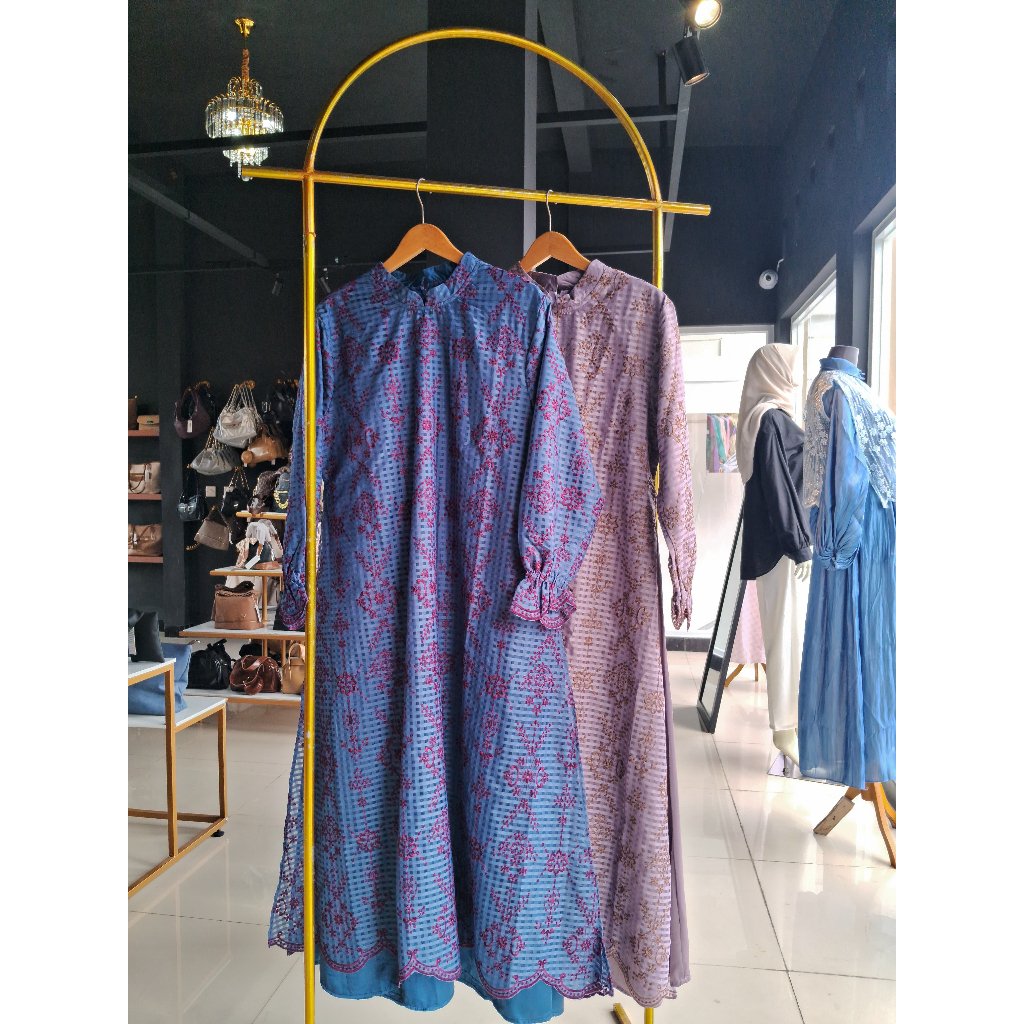 GAMIS MAXMARA MIX KATUN BORDIR PREMIUM || G KAYLA KATUN BORDIR L