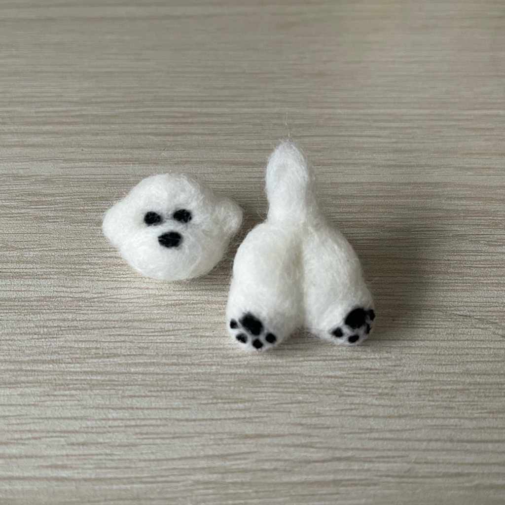 Jibbitz Dog Bichon Crocs Accessory / Aksesoris Crocs Anjing Bichon [HANDMADE]