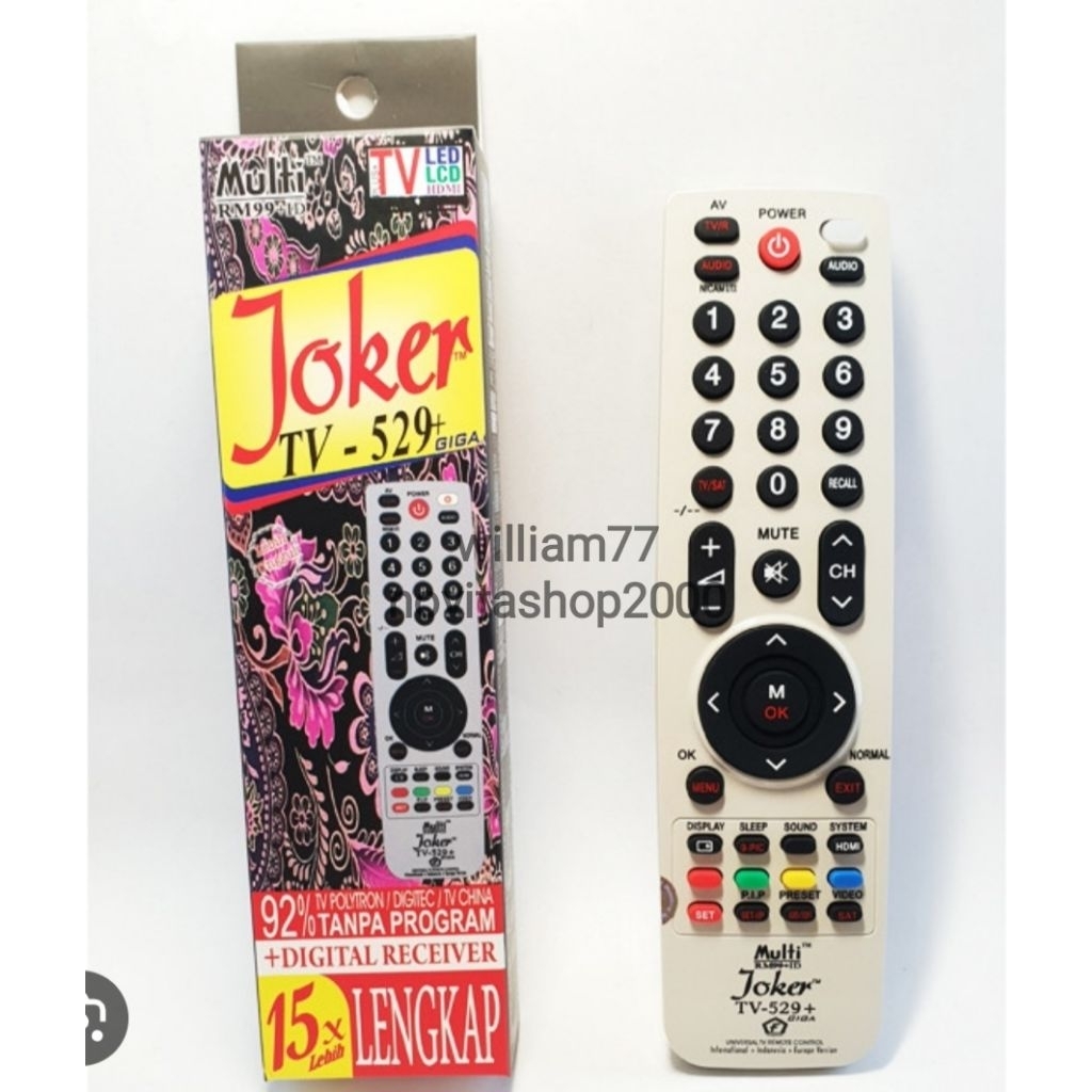 remote tv universal joker