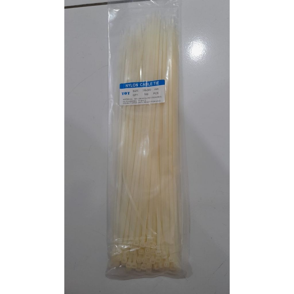 

Kabel Ties 3.6 x 300mm isi 100pcs Nylon Cable Tie 15cm Insulock Tis 15 cm 3.6 x 300 mm Insulok pcs