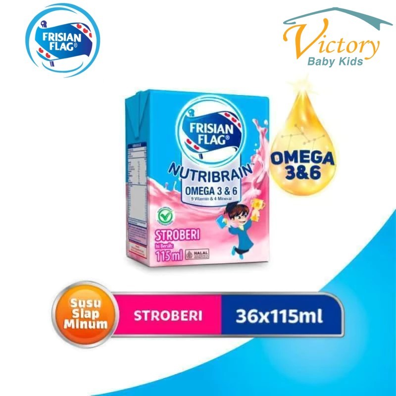 

Frisian Flag Omega Susu UHT Stroberi 115ml