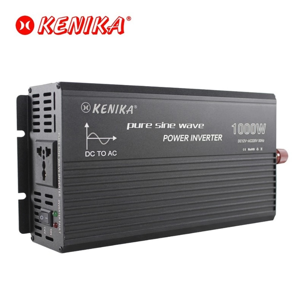 Kenika Power Inverter Pure Sine Wave PSW 1000-12
